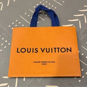 NEW. Louis Vuitton Vibrant Orange Gift Bag